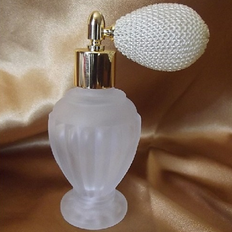 Vaporisateur de parfum poire courte modèle boule sur pied givré 50 ml  - 3
