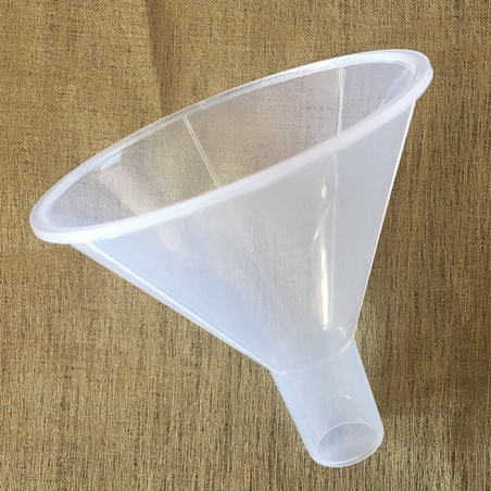Grand entonnoir en plastique pour vaporisateur poudre  - 1