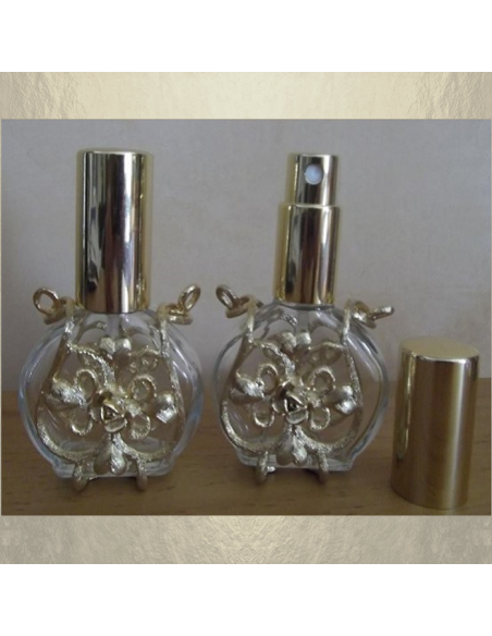 Vaporisateur de parfum vide et rechargeable 15 ml modèle verre métal Atomiseur classique