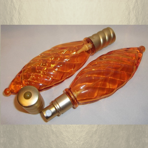 Vaporisateur de parfum vide et rechargeable modèle Coquillage orange 22 ml﻿  - 1