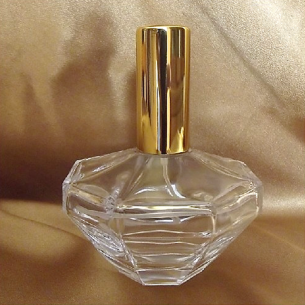 Vaporisateur de parfum vide et rechargeable en verre modèle diamant 50 ml