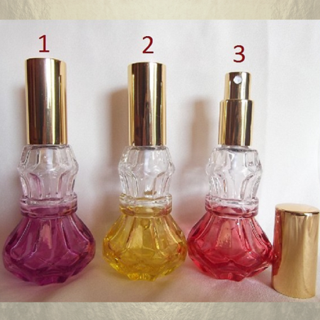 Vaporisateur de parfum vide et rechargeable modèle verre couleur dégradée 55 ml  - 1