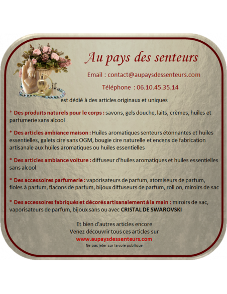 Vaporisateur de parfum de sac 6 ml en métal rayé liseré or vide et rechargeable  - 2