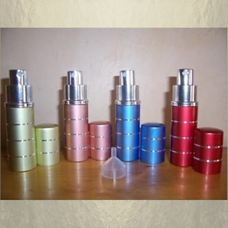 Vaporisateur de parfum de sac 10 ml en métal vide et rechargeable  - 1