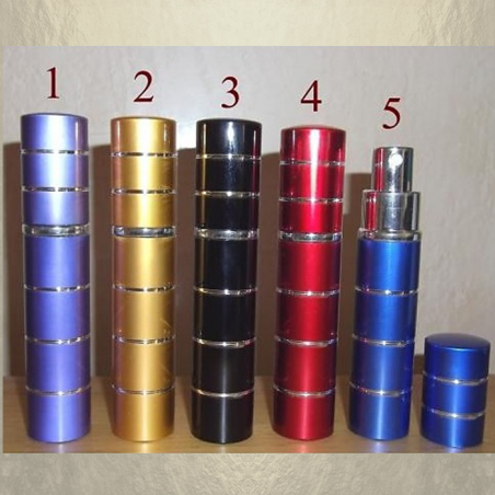 Vaporisateur de parfum de sac 12 ml en métal vide et rechargeable  - 1