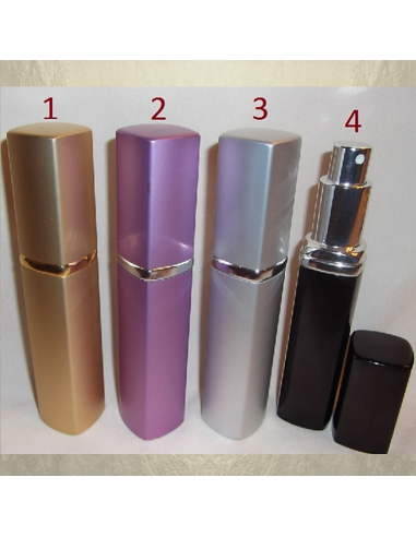 Vaporisateur de parfum en métal 32 ml rectangle vide et rechargeable