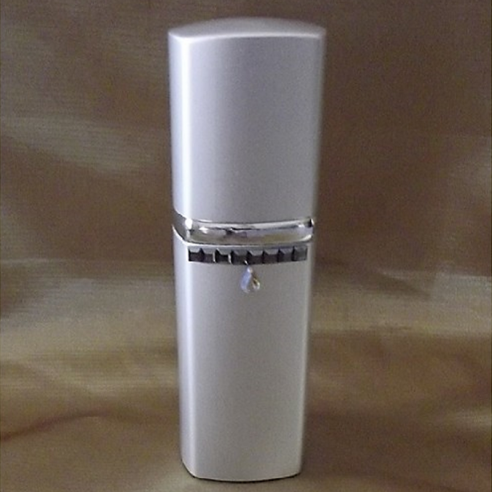 Vaporisateur de parfum CRISTAL DE SWAROVSKI  décoration artisanale métal argent 50 ml  - 1