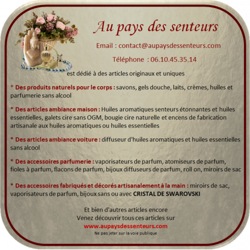 Vaporisateur de parfum poire en verre 100 ml décoration artisanale estampe visage bronze  - 3