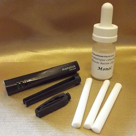 Diffuseur voiture rechargeable  modèle clip mèche huiles aromatiques  - 2