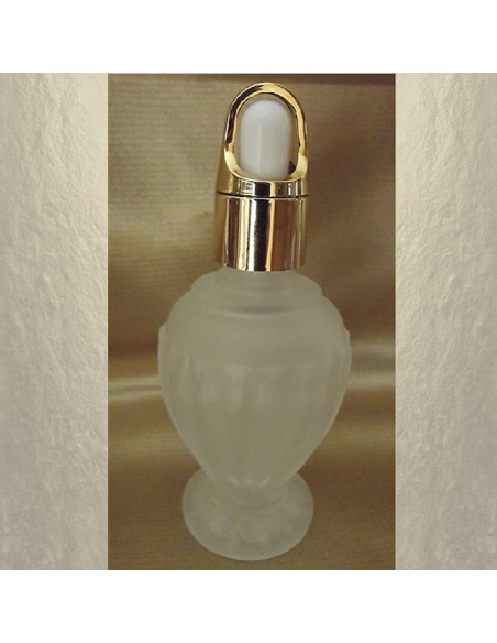 Flacon sérums et huiles cheveux corps vide et rechargeable avec pipette compte gouttes boule pied  - 1