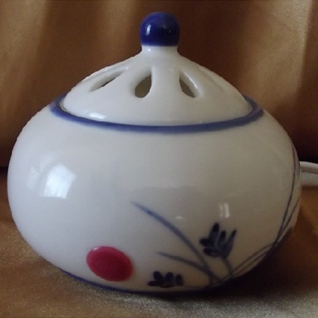 Diffuseur électrique pour galets cire, huiles aromatiques, huiles essentielles en céramique  - 1