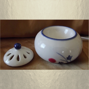 Diffuseur électrique pour galets cire, huiles aromatiques, huiles essentielles en céramique  - 1 2