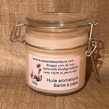 Bougie artisanale cire de soja naturelle biodégradable sans OGM ni pesticides  - 1
