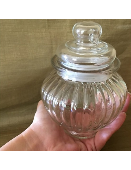 Bougie CRISTAL DE SWAROVSKI initiale cire naturelle de soja parfumée personnalisée  - 4