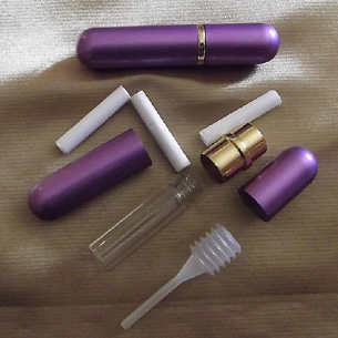 Inhalateurs de luxe en métal / sticks  de poche vides et rechargeables  - 1 2