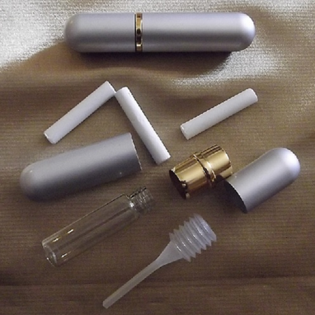 Inhalateurs de luxe en métal / sticks  de poche vides et rechargeables  - 3