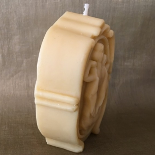 Bougie sculpture artisanale décorative cire naturelle de soja camé dame. Personnalisable  - 1 2