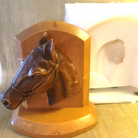 Bougie sculpture décorative artisanale cire naturelle de soja. Cheval 16 cm. Personnalisable  - 6