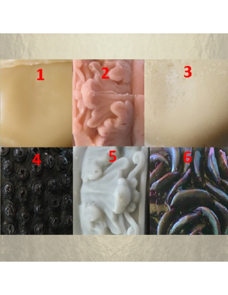 Bougie pilier 14 cm sculpture décorative artisanale cire naturelle de soja. Personnalisable  - 3