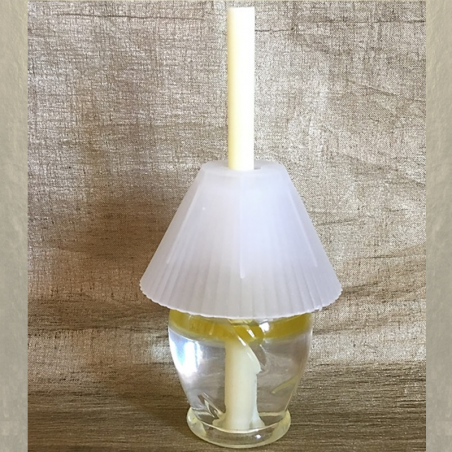 Diffuseur par capillarité bâton mèche coton enrobée parfum sans alcool  - 1