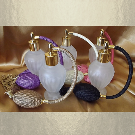 Vaporisateur de parfum poire boule sur pied givré 50 ml  - 1