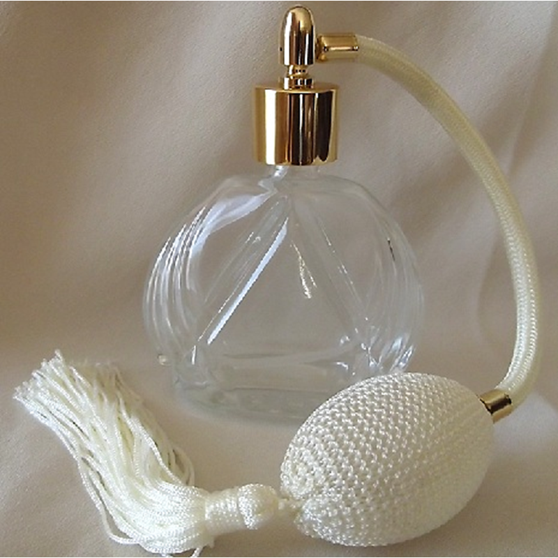 Vaporisateur de parfum rond plat ciselé 60 ml  - 6