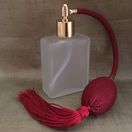 Vaporisateur de parfum poire verre carré givré 60 ml  - 5