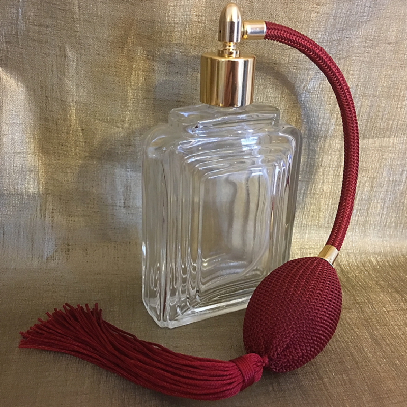 Vaporisateur de parfum poire carré relief 110 ml vide et rechargeable  - 5