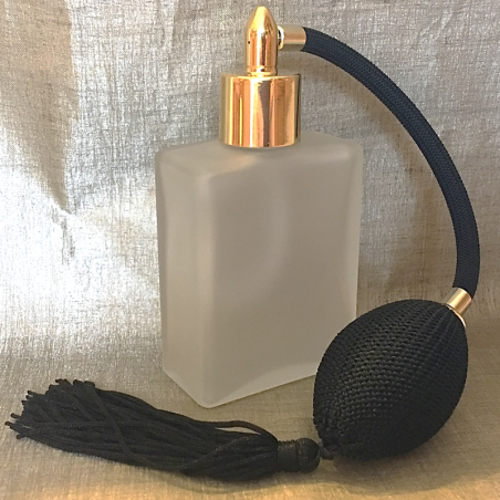 Vaporisateur de parfum poire verre carré givré 60 ml  - 3