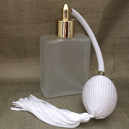 Vaporisateur de parfum poire verre carré givré 60 ml  - 9