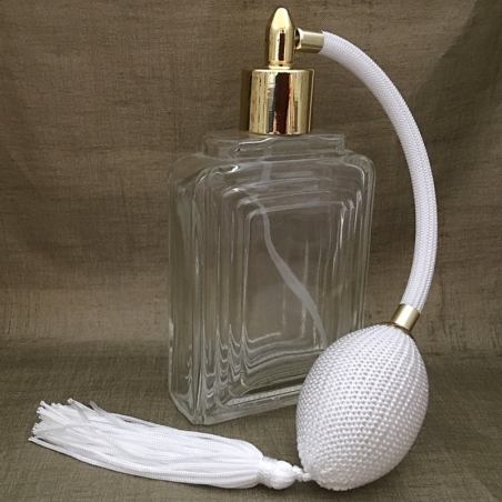 Vaporisateur de parfum poire carré relief 110 ml vide et rechargeable  - 9