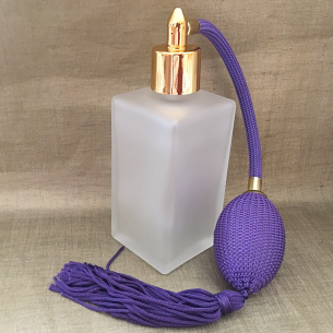 Vaporisateur de parfum poire verre rectangle opaque poire 100 ml  - 1 2