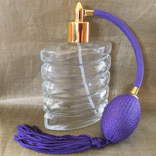 Vaporisateur de parfum poire plat spirale 110 ml vide et rechargeable  - 1 2