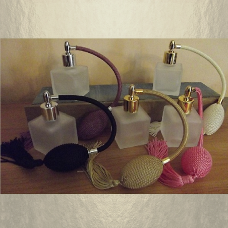 Vaporisateur de parfum poire carré givré 50 ml  - 1