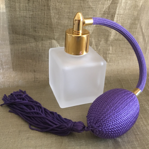 Vaporisateur de parfum poire carré givré 50 ml  - 1 2