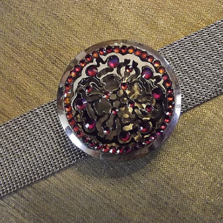 Bracelet diffuseur de parfum CRISTAL DE SWAROVSKI artisanal  - 2