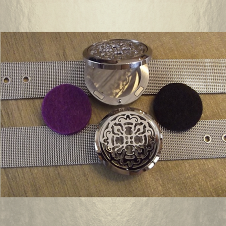 Bracelet diffuseur de parfum CRISTAL DE SWAROVSKI artisanal  - 6