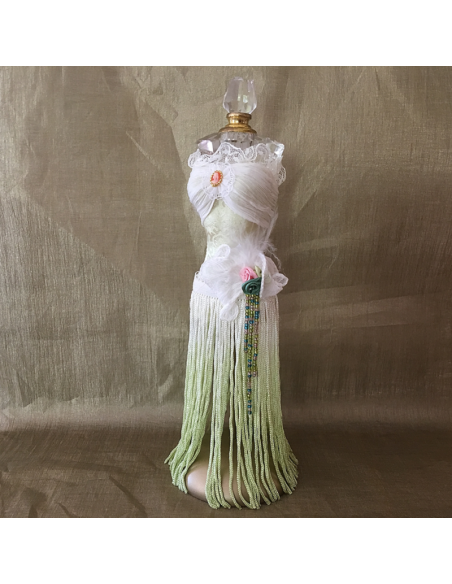 Fiole à parfum cristal mannequin  - 1