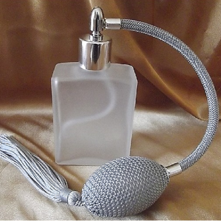 Vaporisateur de parfum poire verre carré givré 60 ml  - 6