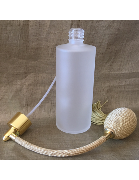 Vaporisateur de parfum cuir modèle corset  - 4