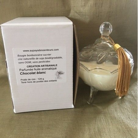 Bougie parfum sans alcool artisanale en pot cire naturelle de soja  - 3