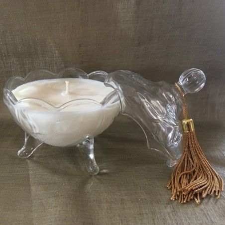 Bougie parfum sans alcool artisanale en pot cire naturelle de soja  - 2