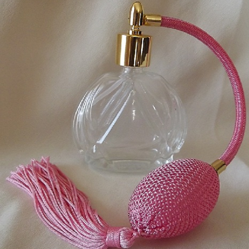 Vaporisateur de parfum rond plat ciselé 60 ml  - 2