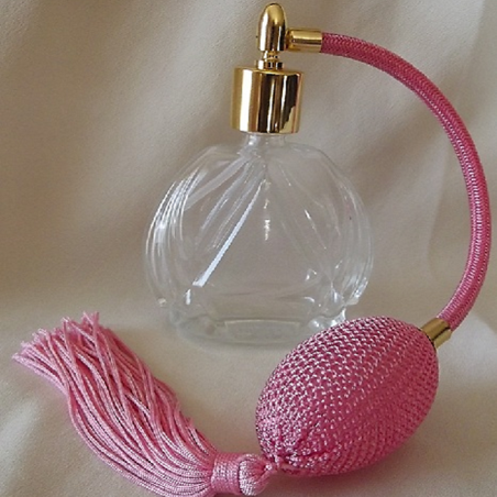 Vaporisateur de parfum rond plat ciselé 60 ml  - 2