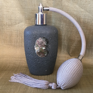 Vaporisateur de parfum artisanal camé en nacre d'Abalone  - 1