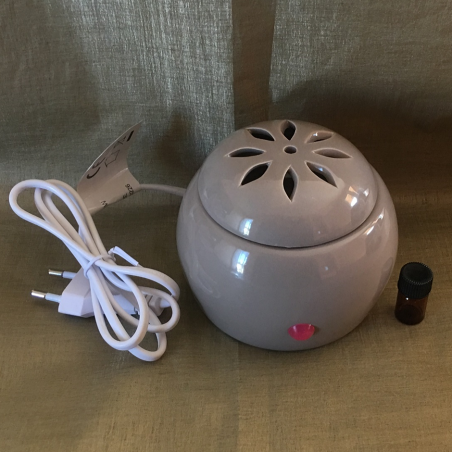 Diffuseur électrique pour huiles essentielles, galets cire et huiles aromatiques en céramique  - 1