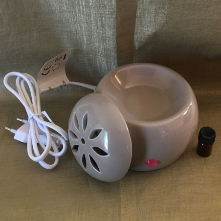 Diffuseur électrique pour huiles essentielles, galets cire et huiles aromatiques en céramique  - 2