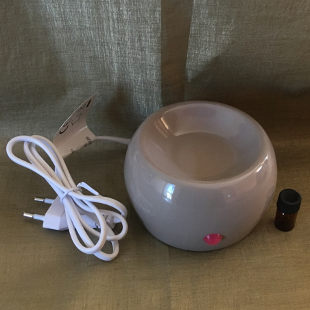 Diffuseur électrique pour huiles essentielles, galets cire et huiles aromatiques en céramique  - 3