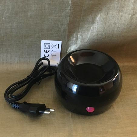 Diffuseur électrique noir pour huiles essentielles, galets cire et huiles aromatiques en céramique  - 3