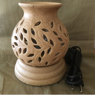 Lampe diffuseur de parfum en céramique artisanale